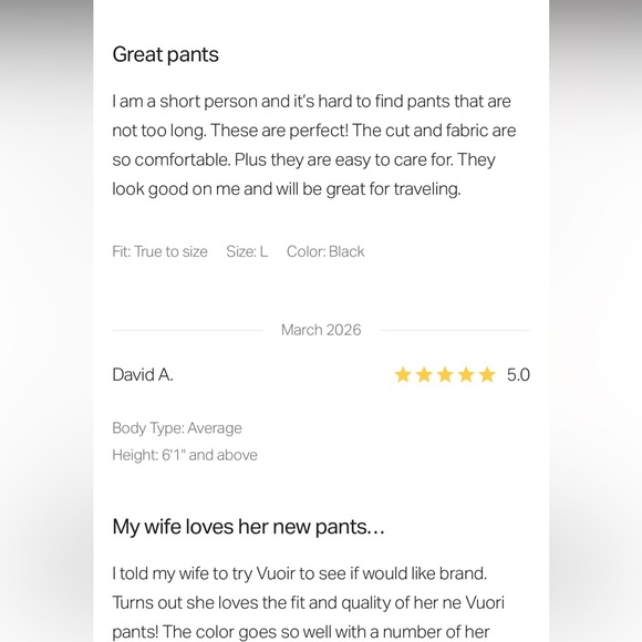 VUORI MILES ANKLE PANTS SIZE M NWT - Picture 9 of 10